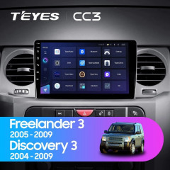 Штатная магнитола Teyes CC3 4/64 Land Rover Discovery 3 (2004-2009) F1