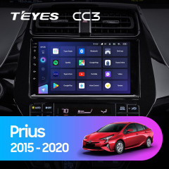Штатная магнитола Teyes CC3 6/128 Toyota Prius XW50 (2015-2020)