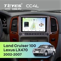 Штатная магнитола Teyes CC4L 6/64 Lexus LX470 (2002-2007) F2 Тип-C