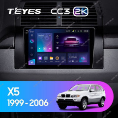 Штатная магнитола Teyes CC3 2K 360 6/128 BMW X5 E39 E53 (1999-2006)