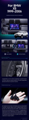 Штатная магнитола Teyes CC3 2K 360 6/128 BMW X5 E39 E53 (1999-2006)