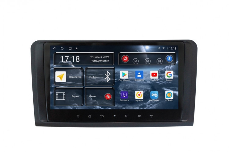 Штатная магнитола Redpower 71168M Mercedes-Benz ML-GL X164 (01.2006-08.2012) (чёрный матовый)