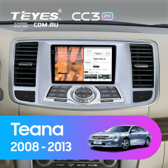 Штатная магнитола Teyes CC3 2K 4/32 Nissan Teana 2 J32 (2008-2013) F2 Тип-A
