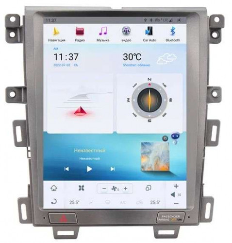 Штатная магнитола Tesla Carmedia ZF-1285-Q6 Ford EDGE 2010-2015