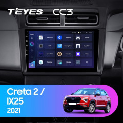 Штатная магнитола Teyes CC3 4/64 Hyundai Creta 2 2021+ (матовая) F1