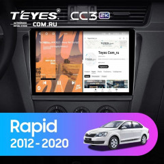 Штатная магнитола Teyes CC3 2K 4/32 Skoda Rapid NH3 NH1 (2012-2020) (13")