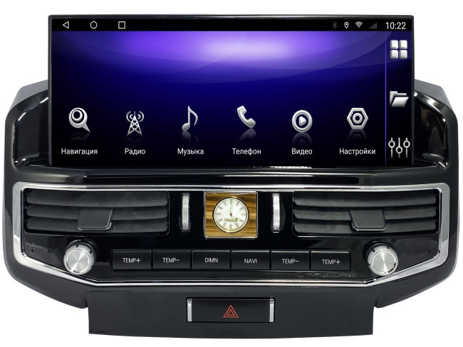 Штатная магнитола Parafar PF381L12 Toyota Land Cruiser 200 (2008-2015) в стиле LC300 (low+High)