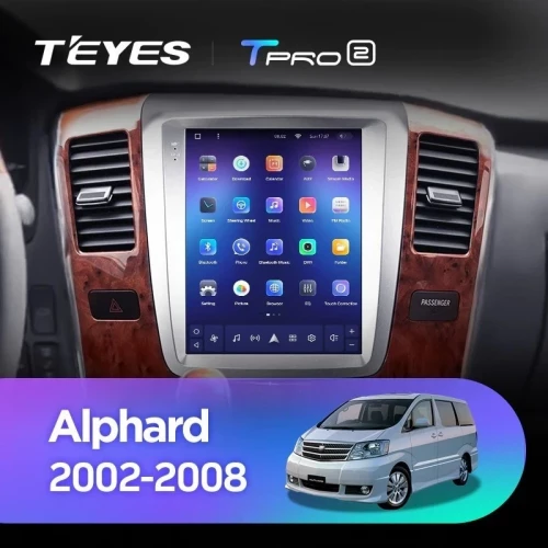 Штатная магнитола Tesla style Teyes TPRO 2 6/128 Toyota Alphard 1 H10 (2002-2005) F1