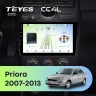 Штатная магнитола Teyes CC4L 4/64 Lada Priora 1 (2007-2013) F2 (черная)