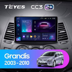 Штатная магнитола Teyes CC3 2K 4/64 Mitsubishi Grandis 1 (2003-2010) F1