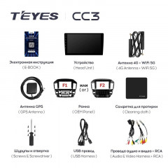 Штатная магнитола Teyes CC3L 4/64 Lexus RX300 XU10 (1997-2003) F2