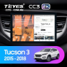 Штатная магнитола Teyes CC3 2K 6/128 Hyundai Tucson 3 (2015-2018) Тип-B (13")
