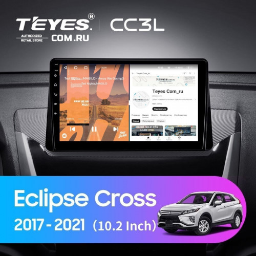 Штатная магнитола Teyes CC3L 4/32 Mitsubishi Eclipse Cross (2017-2021) F2