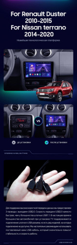 Штатная магнитола Teyes CC3 2K 4/64 Renault Duster 1 (2010-2015)