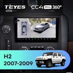 Штатная магнитола Teyes CC4 Pro 360 12/256 Hummer H2 E85 (2007-2009) F2