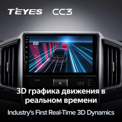 Штатная магнитола Teyes CC3 4/64 Toyota Land Cruiser 200 (2015-2021)