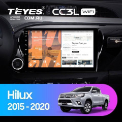 Штатная магнитола Teyes CC3L WiFi 2/32 Toyota Hilux Pick Up (2015-2020)