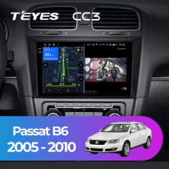 Штатная магнитола Teyes CC3 6/128 Volkswagen Passat B6 (2005-2010)