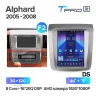 Штатная магнитола Tesla style Teyes TPRO 2 6/128 Toyota Alphard 1 H10 (2005-2008) F2