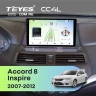 Штатная магнитола Teyes CC4L 4/64 Honda Accord 8 (USA) (2007-2012)