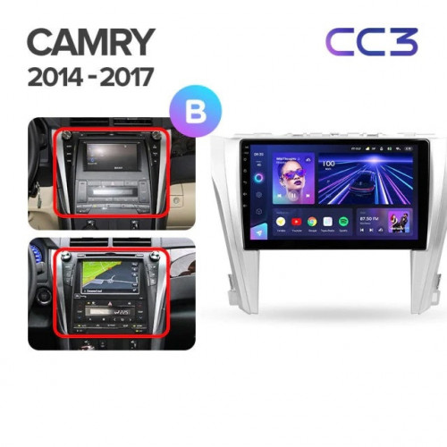 Штатная магнитола Teyes CC3 4/64 Toyota Camry 7 XV 50 55 (2014-2017)