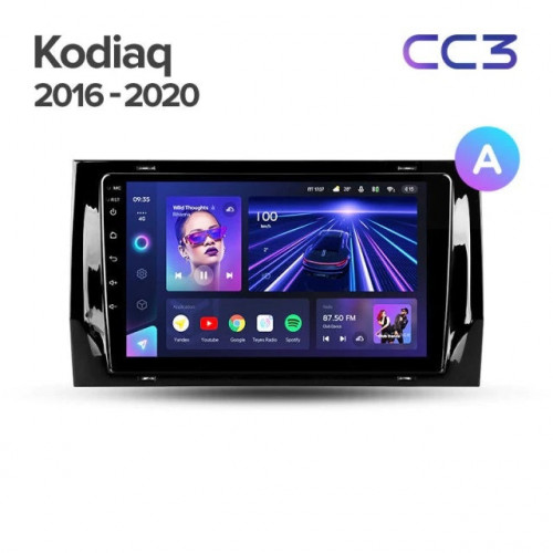 Штатная магнитола Teyes CC3 4/64 Skoda Kodiaq (2016-2021) Тип-B