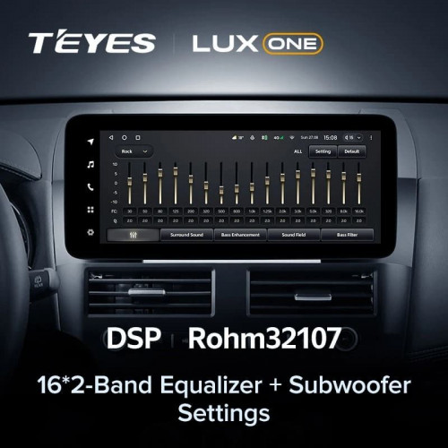 Штатная магнитола Teyes LUX ONE 360 6/128 Mitsubishi Outlander 2 CW0W (2009-2013) Тип-A