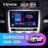 Штатная магнитола Teyes CC3 2K 4/64 Volkswagen Scirocco 3 (2008-2014) F4 (Серая)