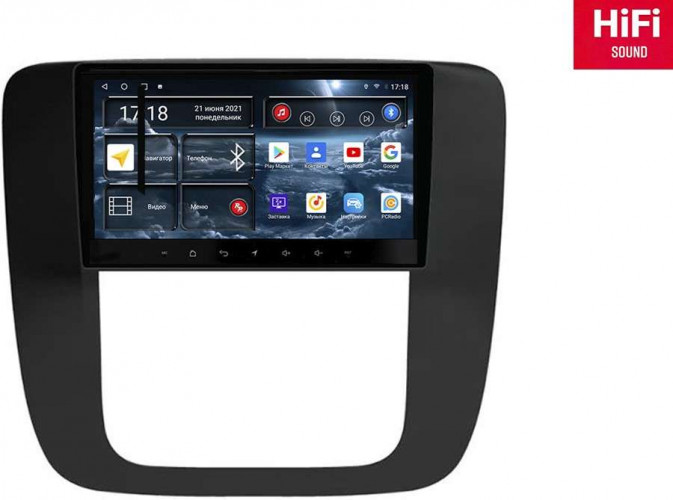 Штатная магнитола Redpower 75421B GMC Yukon (2007-2014) (чёрный)