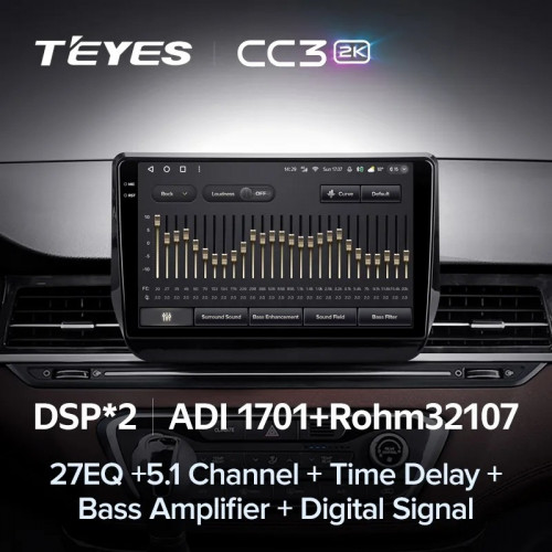 Штатная магнитола Teyes CC3 2K 4/64 Hyundai H1 2 Grand Starex TQ (2017-2022)