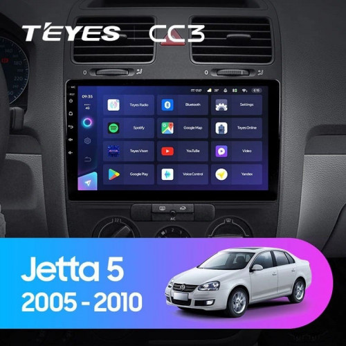 Штатная магнитола Teyes CC3 6/128 Volkswagen Jetta 5 (2005-2010)