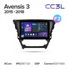 Штатная магнитола Teyes CC3L WiFi 2/32 Toyota Avensis 3 (2015-2018) F2