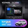 Штатная магнитола Teyes CC3 2K 4/32 Lada Largus (2012-2021)