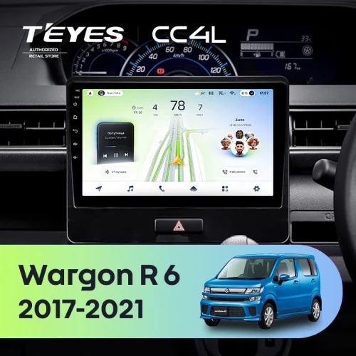 Штатная магнитола Teyes CC4L 4/64 Suzuki Wagon R VI (2017-2021)
