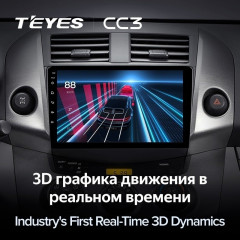 Штатная магнитола Teyes CC3 6/128 Toyota RAV4 3 XA30 (2005-2016) F1 9"