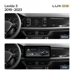 Переходная рамка Volkswagen Lavida 3 (2019-2023) F2 (12,3")