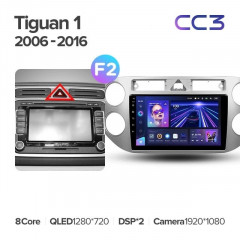 Штатная магнитола Teyes CC3 4/64 Volkswagen Tiguan 1 NF (2006-2017) F2