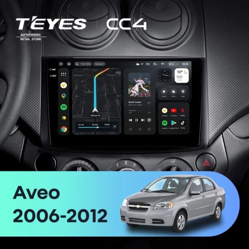 Штатная магнитола Teyes CC4 6/64 Chevrolet Aveo T250 (2006-2012)