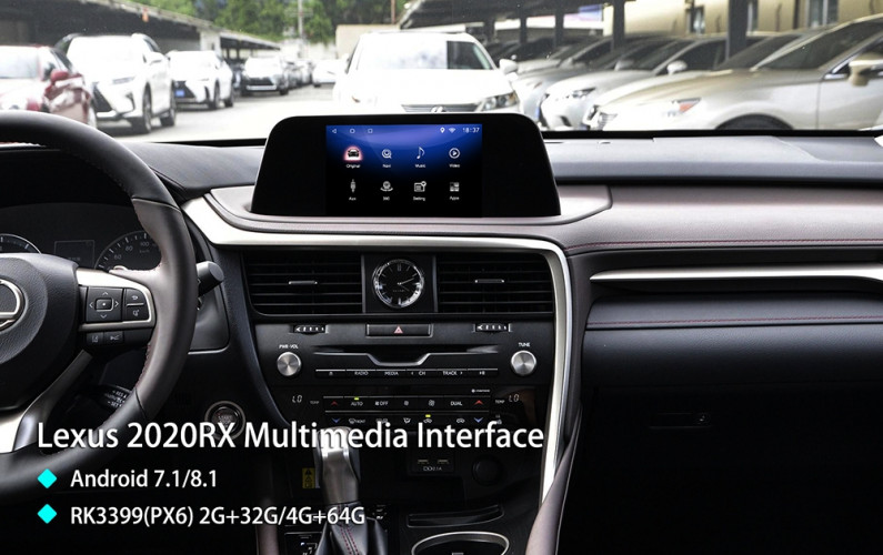 Навигационный блок Carmedia BNR-20RX Lexus RX 2020+ 8”