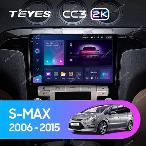 Штатная магнитола Teyes CC3 2K 4/64 Ford S-MAX (2006-2015) F2