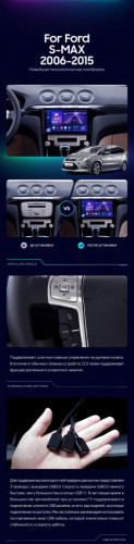 Штатная магнитола Teyes CC3 2K 4/64 Ford S-MAX (2006-2015) F2