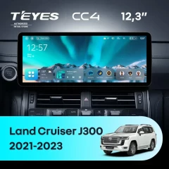 Штатная магнитола Teyes CC4 12.3" 6/64 Toyota Land Cruiser J300 300 (2021-2023) F1
