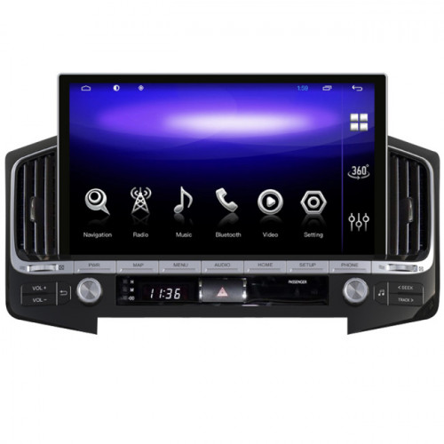 Штатная магнитола Parafar PF567L13 Toyota Land Cruiser 200 (2016-2020) в стиле Lexus (5.7L VXR, 360, JBL)