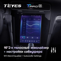 Штатная магнитола Tesla style Teyes TPRO 2 4/32 Volkswagen Golf 7 (2012-2020)