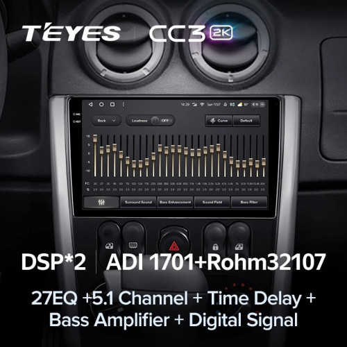 Штатная магнитола Teyes CC3 2K 6/128 Nissan Almera 3 G15 (2012-2019) F2