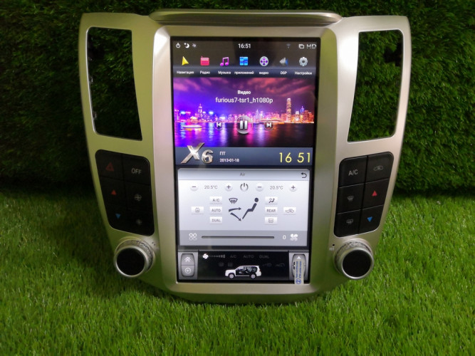 Штатная магнитола Tesla Carmedia ZF-1278W-DSP Lexus RX (300/330/350/400) 2004-2008