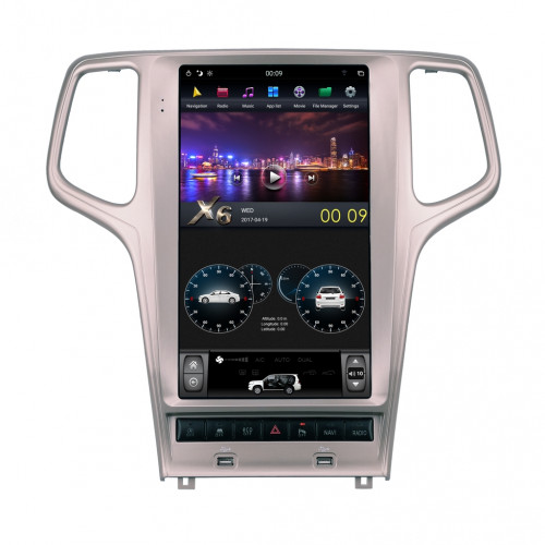 Штатная магнитола Tesla Carmedia ZF-1823G-DSP Jeep Grand Cherokee 2013+ шампань