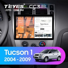 Штатная магнитола Teyes CC3 2K 4/64 Hyundai Tucson 1 (2004-2009) (11")