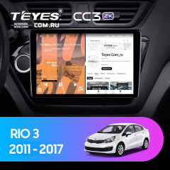 Штатная магнитола Teyes CC3 2K 4/32 Kia Rio 3 (2011-2017) (11")
