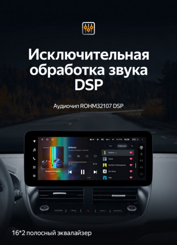 Штатная магнитола Teyes LUX ONE 4/32 Ford Kuga 2 (2012-2019)